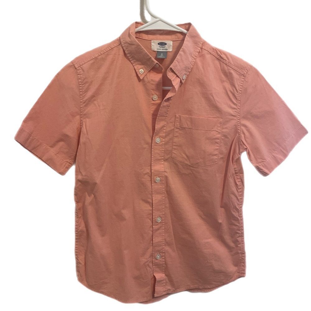 Old Navy Pink Button Down Shirt Lightweight Casual